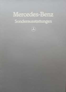 Mercedes-Benz Modelprogram 1983 "Sonderausstattungen" Carbrochure (1215)